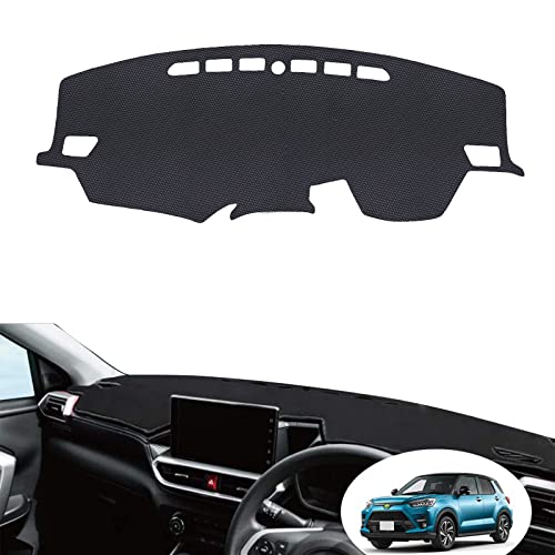 �g���^ ���C�Y RAIZE A200A A210A 2019.11~���s�J�[�{���t�@�C�o�[���U�[�f�� �_�b�V���{�[�h�}�b�g �Ԏ��p�݌v ���O���J�b�g ���Ă��h�~ �_�b�V���{�[�h�J�o�[ �f�荞�ݖh�~ �_�b�V���}�b�g �J�o�[ �_�b�V���{�[�h (Black)