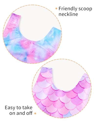 Image of 2 Pack Leotard for Girls Gymnastics Sparkly Sleeveless Unitards