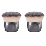 2 mini brushes, small makeup brushes, facial makeup brushes, travel mini multi-function powder and powder blusher brushes, travel portable cheek soft hair makeup tools