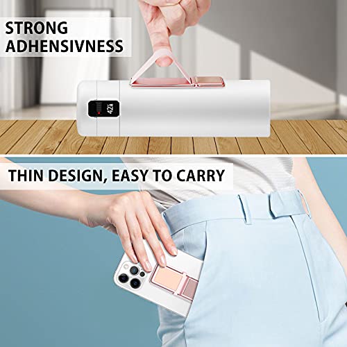 Phone Holder For Hand, Cisid Phone Grip With Stand Strap Finger Loop For Cell Phone Suitable For Iphone Samsung And Most Smartphones(Black Black Silver Rose Gold 4Pcs) #TOP4