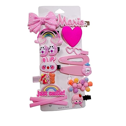 Kit 84 Presilhas Meninas Prendedor de Cabelo Sortidas Bico de Pato Tic Tac Laço Flor Frutas Etc Sort