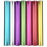 Zelerdo 7 Pieces Aluminum Track Field Relay Batons for Outdoor Field Race Tools