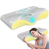 Gugusure Memory Foam Pillows, Neck Pillows for Pain Relief Sleeping, Ergonomic Orthopedic Sleep Spin