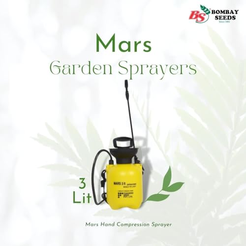 Image of Bombay Seeds 3L Pressure Sprayer Pump for Gardening & Pest Control | Manual Shoulder Spray Pump for Plants & Cleaning | Adjustable Jet & Mist Nozzle | Leak Proof | 6 Months Warranty