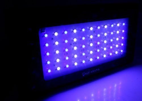 Aquamana AQ Dimmable 120W Blue & White LED Aquarium Light Panel for Coral, Reef & Fish