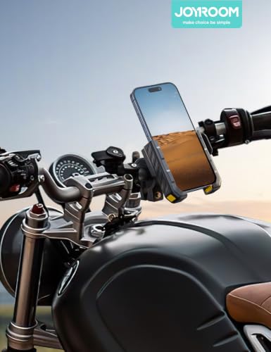 Image of JOYROOM Motorcycle Bike Phone Mount, Camera Friendly Bike Phone Holder