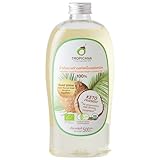 TROPICANA Virgin Coconut Oil USDA Organic 16.9 fl. oz. Coconut Oil for Hair and Skin Hexane-Free Not-Hydrogenated Great for Coooking Baking Hair & Skin with Delicious Light Coconut Flavor & Aroma