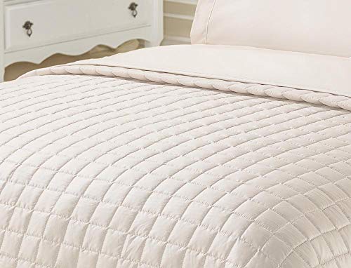 Kit Cobre Leito Top Line Casal Queen 3 Peças 180 Fios Marfim