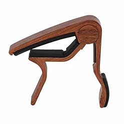 Capodastre universel durable et portable à dégagement rapide pour jouer (bois foncé) - Les Beatles, Paul McCartney, John Lennon, RIngo Starr, George Harrison