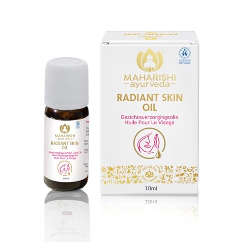 Maharishi Ayurveda Aceite para la piel radiante aceite de Slin ayurvédico probado para una piel sana laboratorio, rico en hierro buena tolerancia 10 ml paquete de aceite 1 1