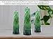 Amazing Gemstone Green Fluorite Crystal Towers - Natural Healing Crystal Point Obelisk for Reiki Healing and Crystal Grid (3 Inch)