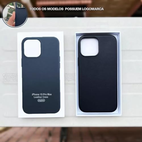 Capa Case Capinha De Couro Compatível Para iPhone 15 iPhone 15 Pro iPhone 15 Pro Max Premium Compati