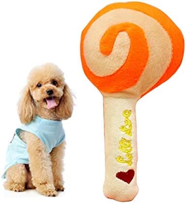 errttDYJ for Pet Dog Chew Plush Lollipop Design Pet Toys