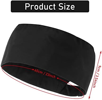 Yolev 3Pcs Chef Hats Adjustable Kitchen Cooking Caps Food Service Caps with Elastic One Size Fit Most Cap Beanie for Kitchen Cooking Service and Other Work