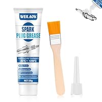 WEILAOK Zündkerzen Fett, Zündkerzenfett, Glühkerzenfett, Silikonfett Kfz, Geeignet für Hochspannungsteile Wie Zündkerzen und Kabel In Kraftfahrzeugen, 80g
