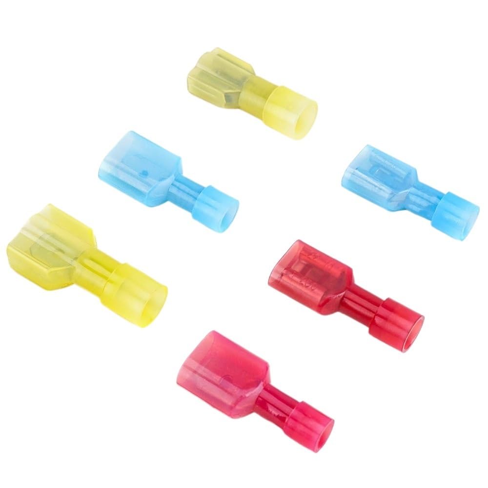 Strumento per filo a leva 400 pezzi terminali a crimpare a forcella maschio e femmina, elettrici, kit di connettori a sgancio rapido a in nylon