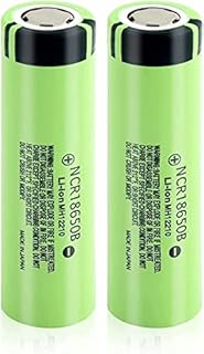 3.7V Rechargeable Batteries 3400mAh li-ION Battery, Portable Emergency Lights Battery, 1200 Cycles Long Life V (2PCS)
