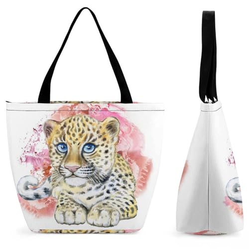 Sac de shopping pour voyage motif léopard le grand sac à main parfait pour vos escapades