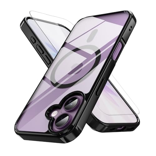 PinLiSheng Magnetic for iPhone Case (Clear-Black, iPhone 17) - image 1
