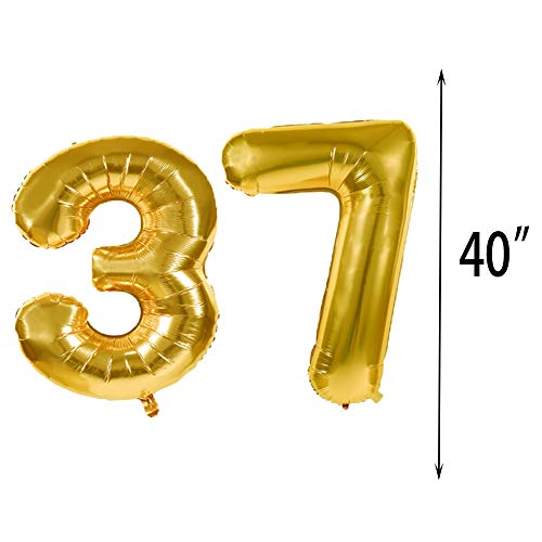 Decorazioni per il 37° compleanno, palloncini per
