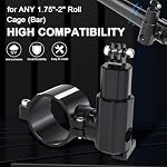 UTV Action Camera Holder Mount Fit for 1.75"-2" Roll Bar Roll Cage | 360 Degree Rotation Multi-Adjustable Camera Bar Mount Bracket Kit Fit for Rhino Ranger RZR Defender Maverick Mule TERYX
