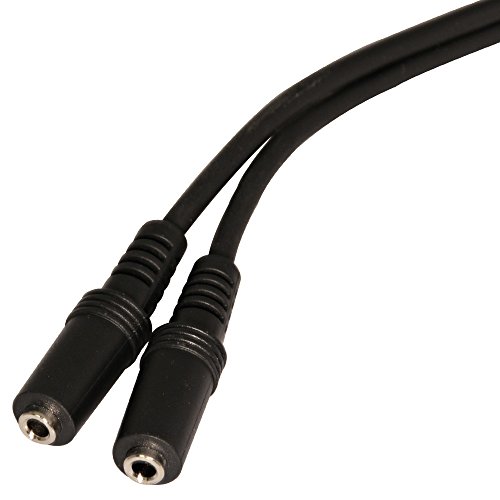 Cable divisor estéreo 3.5mm hembra a doble 3.5mm hembra Seismic Audio miniatura 4