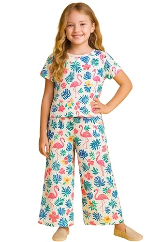 Image of TotzTouch Night Dress Kids Girls - Soft, Comfy & Adorably Stylish Printed Pyjama Set Age 6 Months to 15 Years