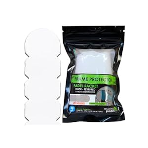 Transparent Racket Padel Protector, Frame Protector Padel Racket, Padel Protector Tape 1.96 in, Transparent Racket Paddle Protector, Frame Protector Paddle Racket (Flap Design)