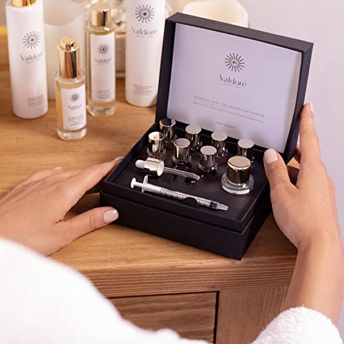 Valdoré Programma Intensivo Anti-Caduta Capelli - Cura Di Ricrescita Capelli Uomo E Donna - 15Ml Booster Cell Staminali, 7X 8Ml Siero Crescita Capelli, Estratti Di Cellule Staminali Vegetali, Biotina - 2