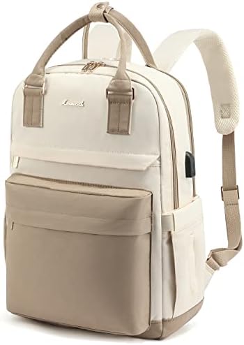 LOVEVOOK Laptop Backpack for Women Girls, 15.6 Inch Waterproof Computer Backpack Student School Cute Bookbag Computer Bag
