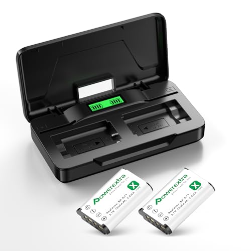 NP-BX1 Battery and Smart LCD Display Dual USB Charger Compatible with Sony M8 ZV-1 ZV-1F ZV-1 II Cyber-Shot DSC-HX80 HX90V HX95 HX99 HX350 RX1 RX1R II RX100 (II/III/IV/V/VA/VI/VII) AS300