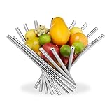 mesas de cocina baratas en ikea Acero inoxidable: frutero metal duradero y resistente a la corrosión con un elegante acabado mate