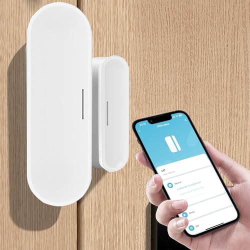 Tuya intelligenter Tür- und Fenstersensor, basierend auf Thread’s Matter, erfordert Thread-Border-Router, Fernalarm, lokale Automatisierung, unterstützt Matter, Apple Home, Google Home, Alexa (1pack)