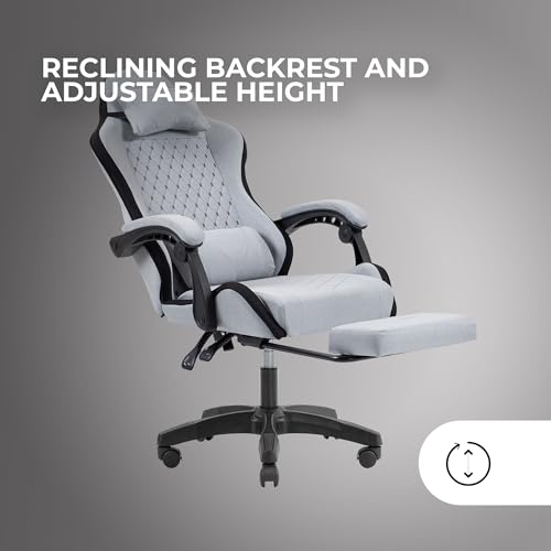 MGC-X, Sedia Gaming Ergonomica, Tessuto Traspirante, Schienale Reclinabile e Altezza Regolabile, Braccioli Dinamici, Cuscino Cervicale e Lombare, Sedia Poggiapiedi Estensibile, Nero - Sedia gaming - Immagine 2