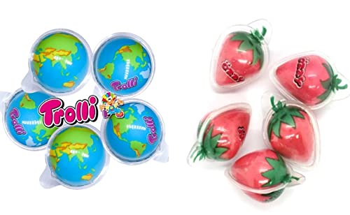 Trolli トローリバラ売り 地球グミ OZZY オージー イチゴグミ 10個セット
