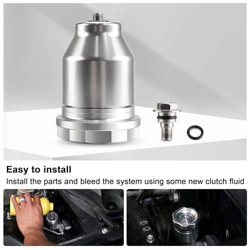 image for CNSPEED Clutch Master Cylinder Reservoir Aluminum Brake Clutch Pump Oi