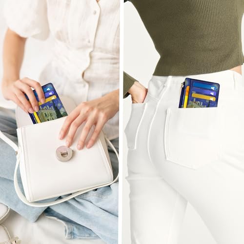 Image of Tipmile Womens Credit Card Holder Wallet, Small Slim RFID Blocking Sleeve