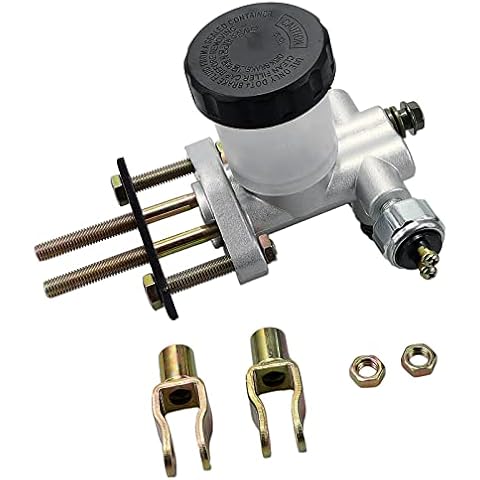 SOLLON Go Kart Hydraulic Brake Master Cylinder Replacement for 90cc 110cc 125cc 150cc 200cc 250cc Go Kart Buggy Sunl BMS Kandi Roketa Kazuma Kinroad TaoTao Twister ATV Cover