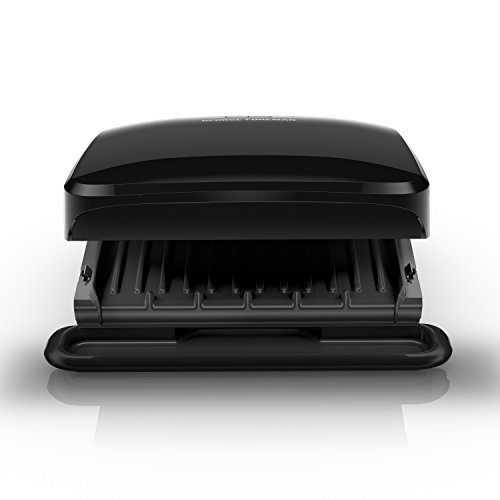 George Foreman 4-Serving Removable Plate Grill And Panini Press, Black, Grp360B #TOP5