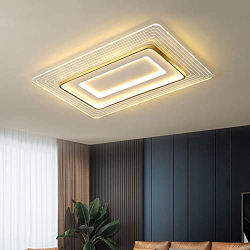 Lámpara de techo LED de metal y acrílico con iluminación creativa 1