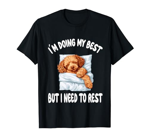 Toy Poodle Official Sleepshirt pigiama camicia da notte Maglietta