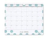 Blue Sky Penelope Academic Year 16/17 Monthly 15 x 12 Wall Calendar