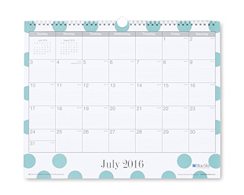 Blue Sky Penelope Academic Year 16/17 Monthly 15 x 12 Wall Calendar