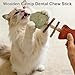 3PCS Purrident New Creative Fish Bone Cat Toys-Fix Your Cat’s Dental Health,Natural Fishbone Cat Dental Toy,2026 New Creative Durable Feline Tooth Care Tool with Wooden Catnip Teeth Cleaning Stick