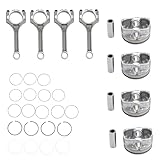 zayody Connecting Rod Piston Rings Kit Compatible with Hyundai Accent Veloster Kia Rio Soul 2010-2018 Replacement for 23041-2B600 23410-2B600 23041-2B610
