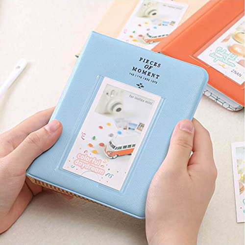 Álbum Instax Mini para 64 fotos Pieces of Moment Azul - AMD64-03