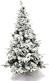 arbol de navidad nevado 210 cm Fácil de guardar y almacenar para su reutilización. FÁCIL INSTALACIÓN: Este árbol de Navidad verde natural formará la pieza central llamativa de sus decoraciones navideñas. Hecho de material de PVC de calidad, parece un árbol de Navidad real y es respetuoso con el medio ambiente. PROFESIONAL: Restar con más de 30 años de experiencia en productos de navidad, la mejor calidad y precio. Vive una buena experiencia en su compra.