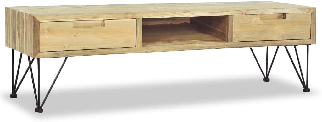 TV Cabinet,Entertainment Cabinet,Media Cabinet,Sideboard,Rustic Stely,Corridor Storage Cabinet,Bedroom Furniture,for Living Room,Bedroom,Lounge,Activity Room,47.2"x13.8"x13.8" Solid Teak