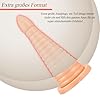 BDSMLOVE Analdildo XXL,riesen Dildo Φ 9 CM groß Analplug Buttplug Analspielzeuge Fisting Sexspielzeug Analdehner erotisches Sex Spielzeug ab 18 für Paare Frauen Männer extrem (Fleischfarbe) #4