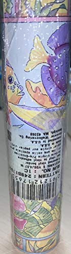 Dundee Deco Bd6303 Prepasted Wallpaper Border - Nautical Purple, Blue Fish, Coral Wall Border Retro Design, 15 Ft X 6.8 In (4.57M X 17.27Cm) #TOP2